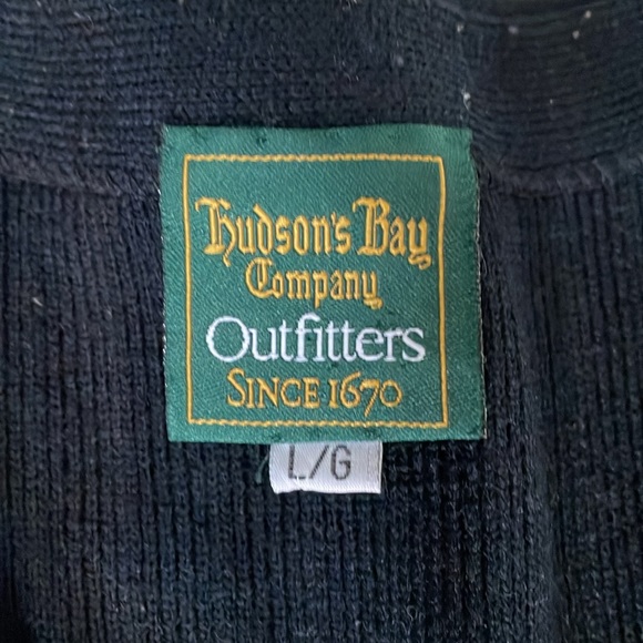 Vintage Hudson Bay outfitter wool one button vest - large - Picture 2 of 7